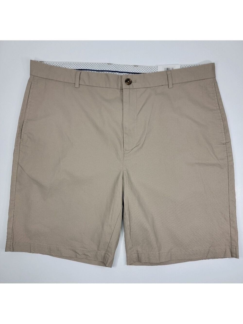 NEW Tailorbyrd Stretch Chino Performance Casual Golf Shorts Men's 40 Dark Khaki - Picture 1 of 11